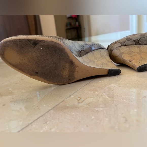 Gucci G print wedge size 9 1/2 - Picture 5 of 10